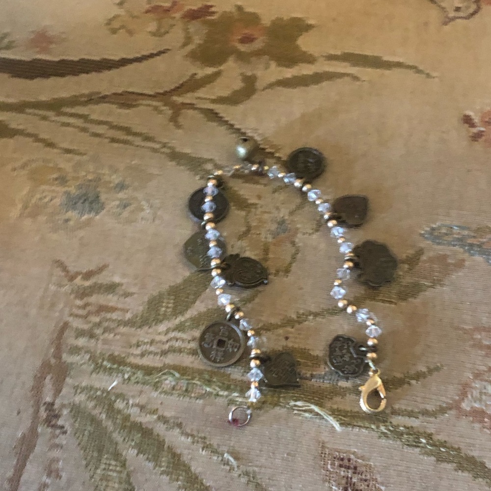 🐲Handmade Chinese Coin Charm Bracelet- 664 $20 or $15 w/offer